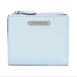 Rebecca Minkoff Blue Bi-Fold Leather Wallet